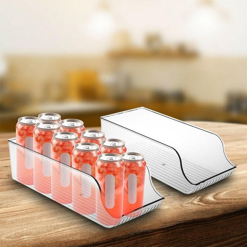 Réfrigérateur Organisateur Boissons Transparent Titulaire Pour Réfrigérateur Congélateur De Stockage De Cuisine Armoires Contenant
