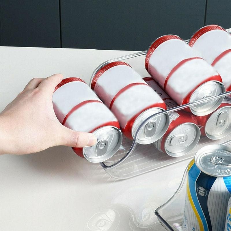 Réfrigérateur Organisateur Boissons Transparent Titulaire Pour Réfrigérateur Congélateur De Stockage De Cuisine Armoires Contenant