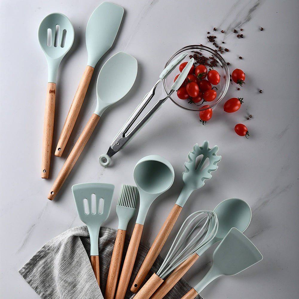 11 pcs  bâton spatule cuisine ustensiles de cuisine ensemble