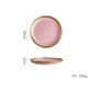 Ceramic pink household simple tableware